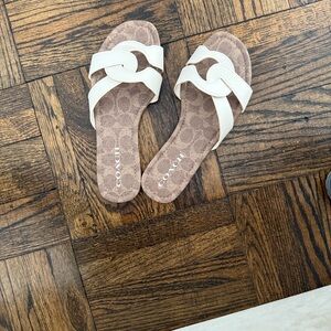 Coach Essie Leather Sandal